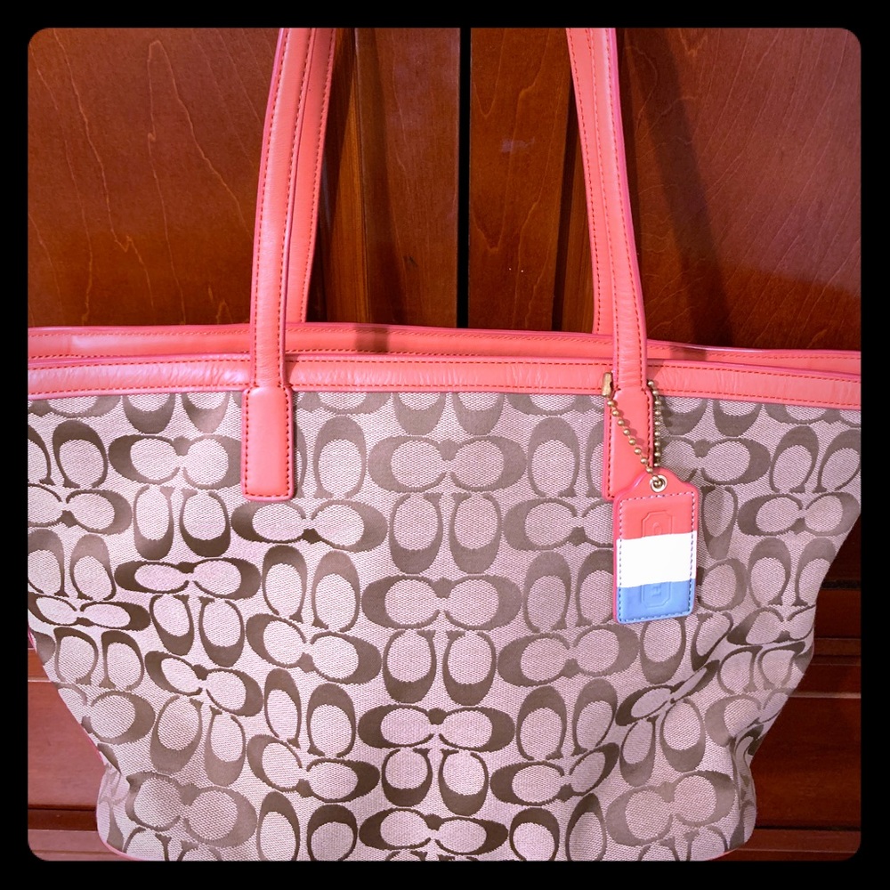 Coach tote handbag